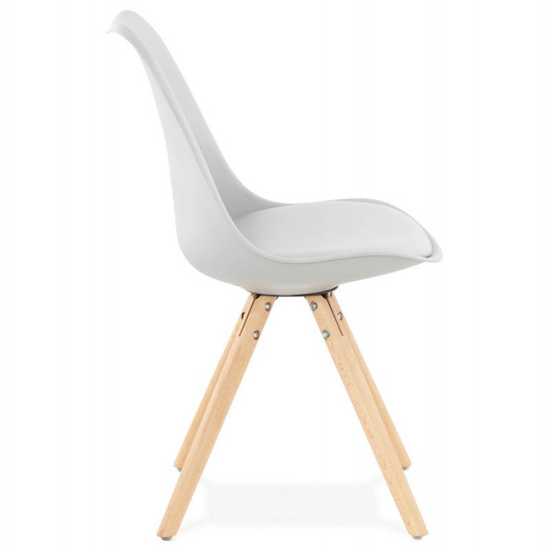 Moderner Stuhl Stil skandinavischen NORDICA (grau) - image 22822
