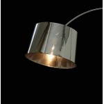 Lampe sur pied de style industriel TURIN (chromé)