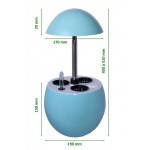 Jardinière d'hydroponie automatique pour culture indoor POME (petit, bleu)