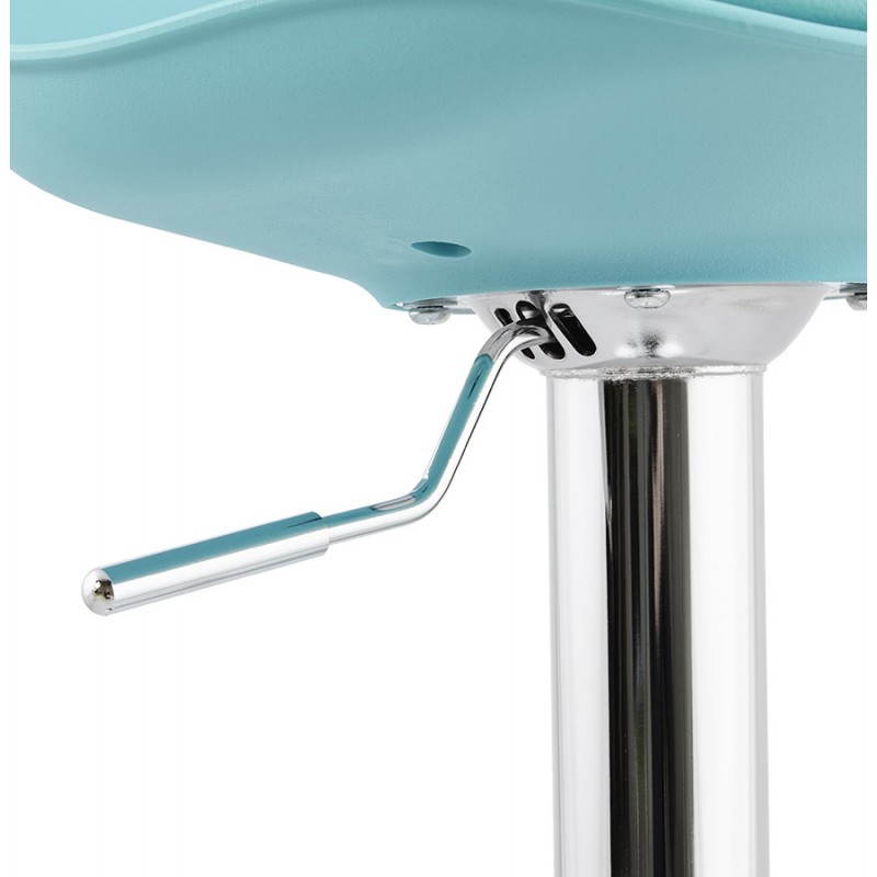 Tabouret de bar design et compact ROBIN (bleu) - image 25208