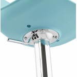 Tabouret de bar design et compact ROBIN (bleu)