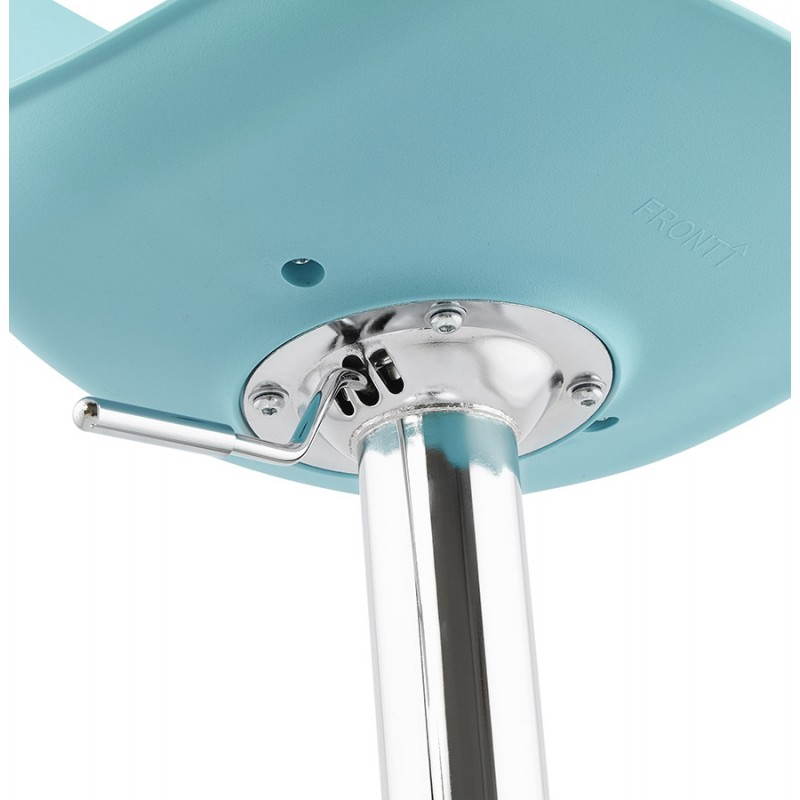 Tabouret de bar design et compact ROBIN (bleu) - image 25210