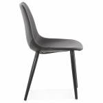 Chaise design contemporaine LOLA (noir)