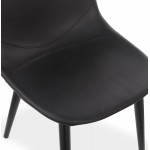 Zeitgenössisches Design-Stuhl LOLA (schwarz)