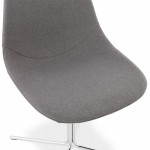 Zeitgenössisches Design-Stuhl OFEN aus Stoff (grau)