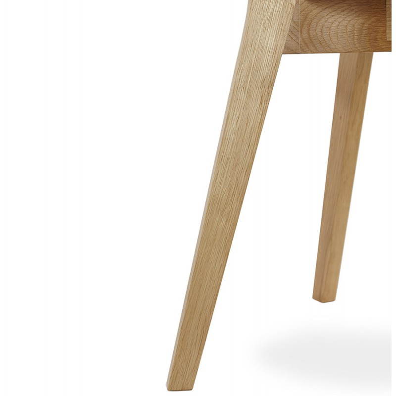 Chaise design style scandinave SCANDI en bois (blanc) - image 25509