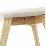 Coffee tables design pull-out ART in wood and oak (white)