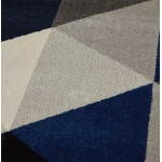 Tapis design style scandinave rectangulaire GEO (230cm X 160cm) (gris, bleu, beige)