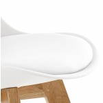 Contemporary Chair style Scandinavian FJORD (white)