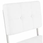 Imbottito in polyuréthane sedia di design BOUTON (bianco)