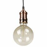 Socket for industrial vintage EROS (copper) metal hanging lamp
