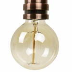 Bulb round IVAN industrial vintage glass (transparent, smoked)