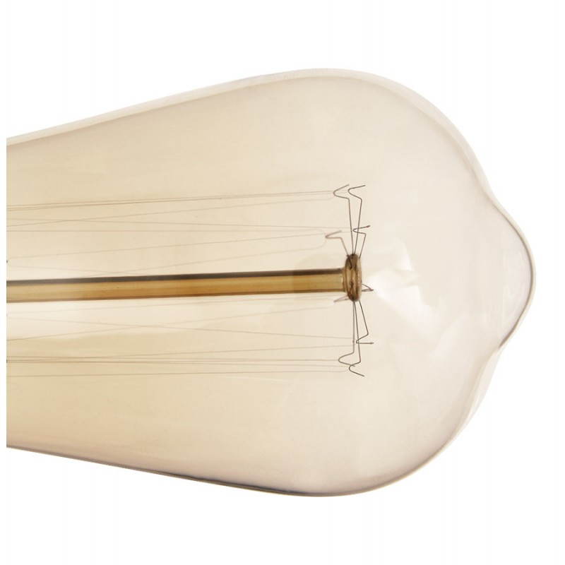Ampoule longue vintage industrielle IVAN en verre (transparent, fumé) - image 28247
