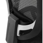 Fauteuil de bureau design et moderne ergonomique AXEL en tissu (noir)