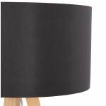 Lampe de table sur trépied scandinave TRANI MINI (noir)