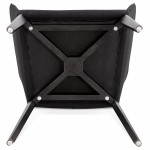 Design und moderner Stuhl mit Armlehnen ANTONELA (schwarz) Stoff