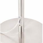 Tisch-Lampen-Design höhenverstellbar LAZIO im Gewebe (weiß)