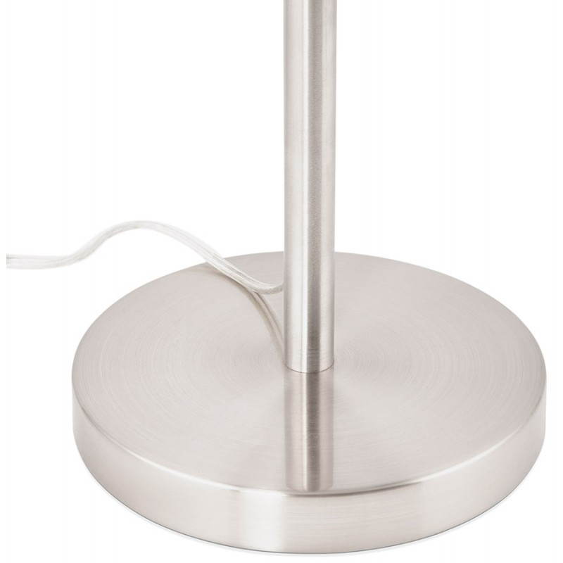 Tisch-Lampen-Design höhenverstellbar LAZIO im Gewebe (weiß) - image 28693
