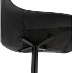 Chaise design OFEN en polyuréthane et métal peint (noir)