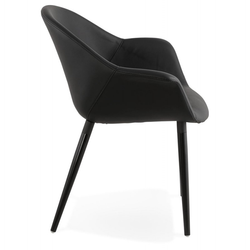 Fauteuil chaise design et moderne ORLY (noir) - image 29091