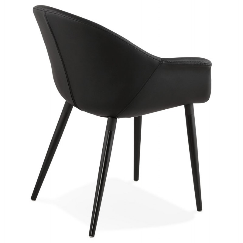 Fauteuil chaise design et moderne ORLY (noir) - image 29092