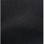 Design chair TOM industrial style fabric (dark gray)