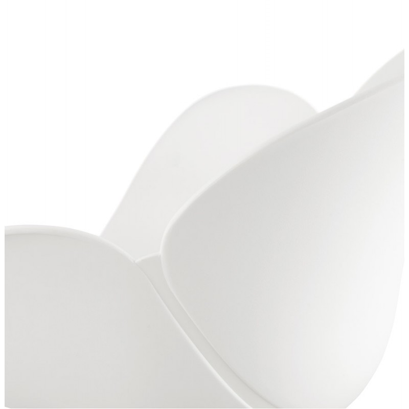 Progettazione di polipropilene di sedia stile scandinavo LENA (bianco) - image 29232