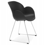 Design chair foot tapered ADELE polypropylene (black)