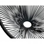 Fauteuil de jardin MAJORQUE en résine tressée ronde (noir)