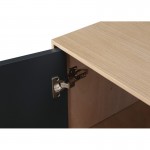 Design row buffet 2 doors 2 niches 1 drawer ADAMO wooden 150 cm (light oak)