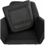 Lounge chair design and retro HIRO (black)