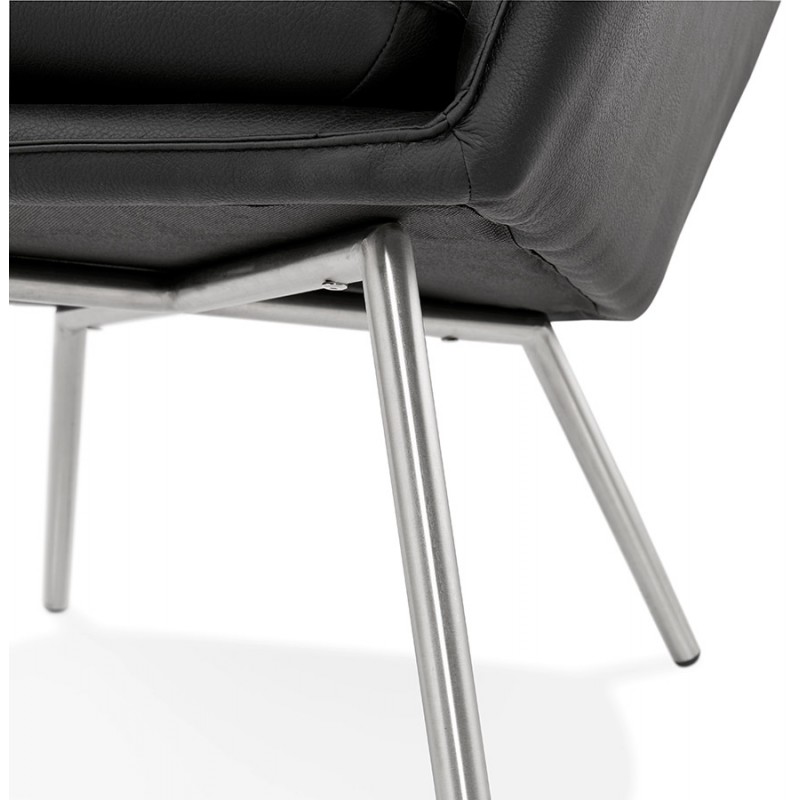 Lounge chair design and retro HIRO (black) - image 36820