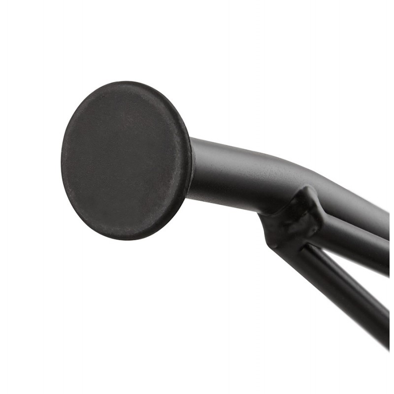 Silla de diseño estilo industrial metal de pie de polipropileno negro de TOM (gris claro) - image 37023