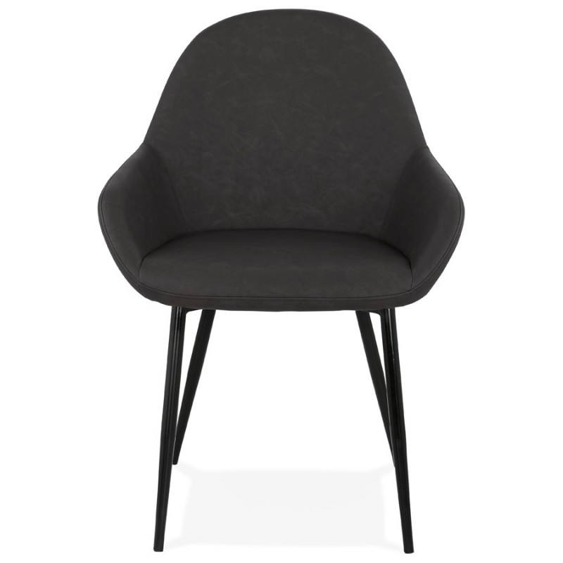 Chaise design et moderne SHELA (gris foncé) - image 37170