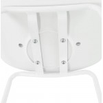 Tabouret de bar chaise de bar mi-hauteur industriel OCEANE MINI (blanc)