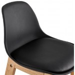 Bar bar Scandinavian design mid-height FLORENCE MINI (black) chair stool