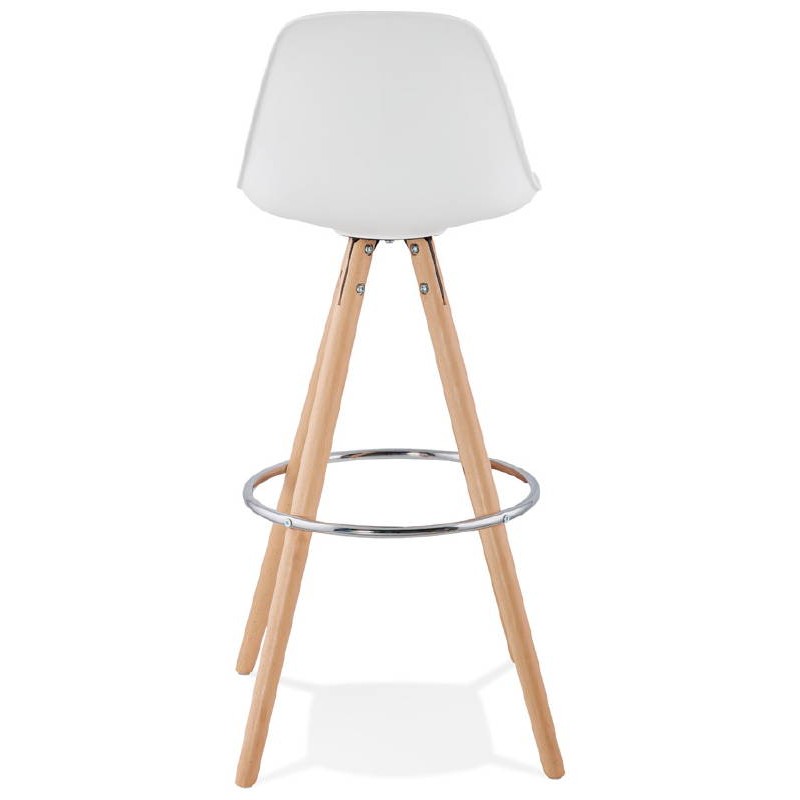 OCTAVE Scandinavian design bar stool (white) - image 37474