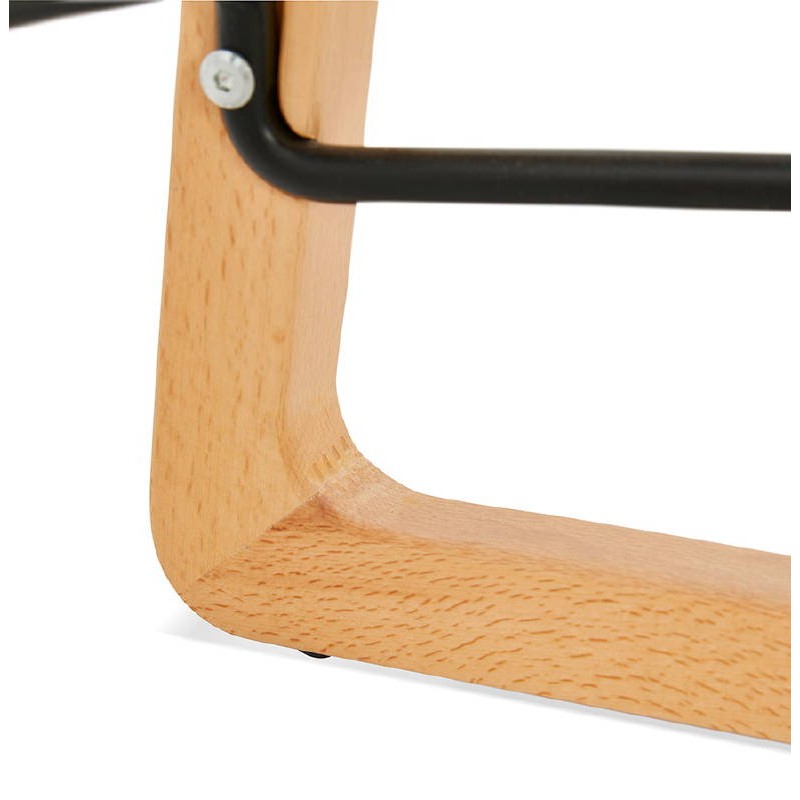 Tabouret de bar chaise de bar mi-hauteur scandinave SCARLETT MINI (rose poudré) - image 37496