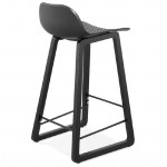 Bar bar halfway up design OBELINE MINI (black) chair stool