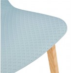 La barra hasta la mitad taburete de la silla escandinava SCARLETT MINI (azul cielo)
