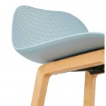 La barra hasta la mitad taburete de la silla escandinava SCARLETT MINI (azul cielo)