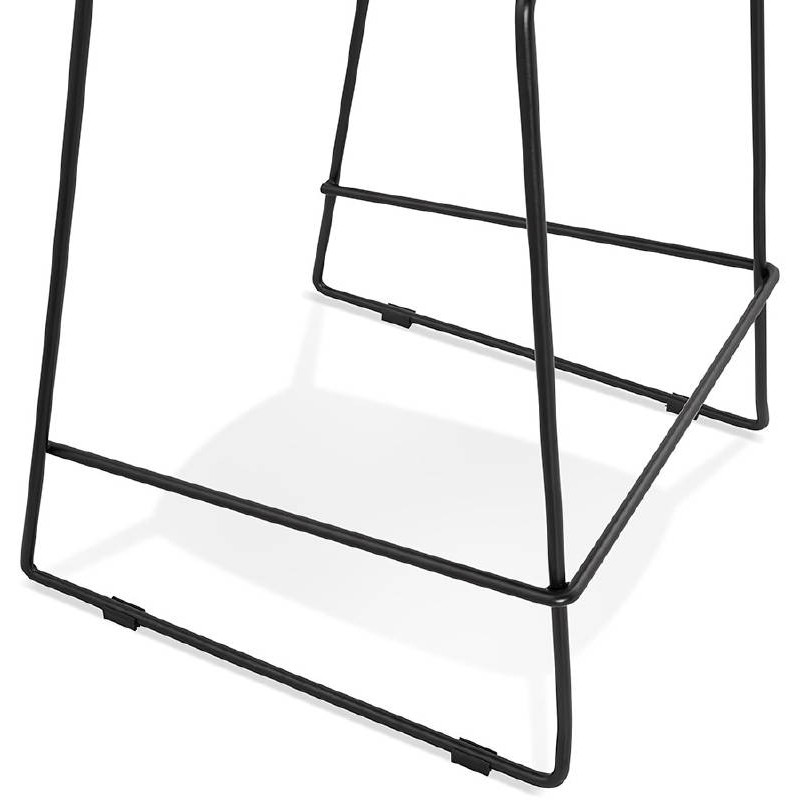 Tabouret de bar chaise de bar industriel mi-hauteur empilable JULIETTE MINI (blanc) - image 37613