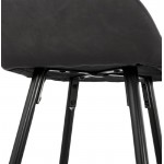 Barstool design mid-height JOSEPH MINI bar Chair (dark gray)