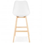Skandinavisches Design bar DYLAN Chair Barhocker (weiß)