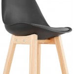 Diseño escandinavo bar taburete de bar DYLAN Chair (negro)