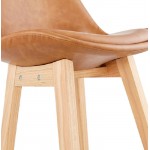 (Light brown) Designer bar Sam Chair bar stool