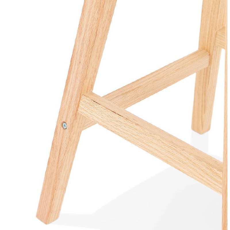Bar sgabello sedia design scandinavo metà altezza DYLAN MINI (nero) - image 37770