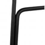Bar stool barstool design mid-height Ulysses MINI feet black metal (powder pink)