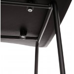 Bar bar design Ulysses (black) black metal legs chair stool