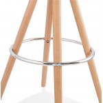 Scandinavian design half OCTAVE MINI bar stool (light gray)